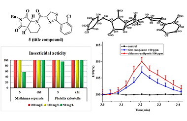 Synthesis, Crystal Structure and Insecticidal Activities of (4aR,7aS)-6-Benzyl-1-((R)-2-(2-chlorophenyl)-4,5-dihydrothiazole-4-carbonyl)hexahydro-5H-pyrrolo[3,4-b]pyridine-5,7(6H)-dione 2011-2974